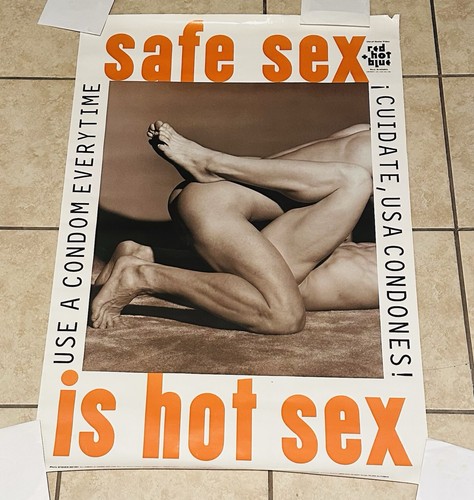 Safe sex hot - safe, poster