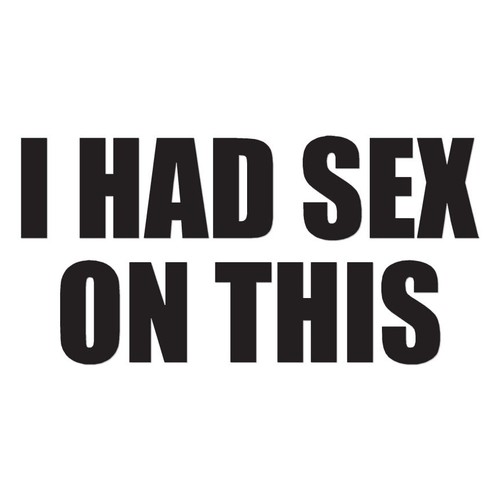 Had sex this - sex, adesivo