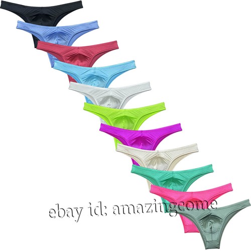 Slip bikini uomo seta lucido